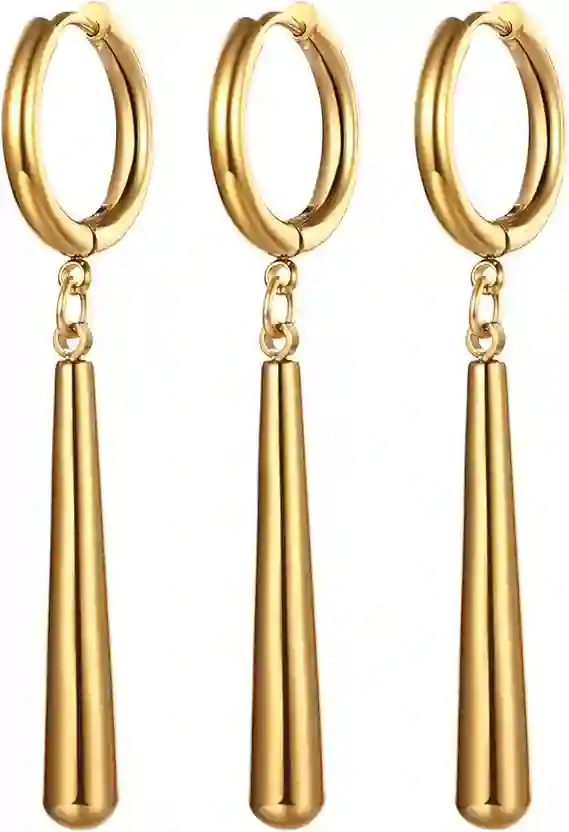 SET DE 3 PENDIENTES ONE PIECE RORONOA ZORO (ACERO INOXIDABLE)