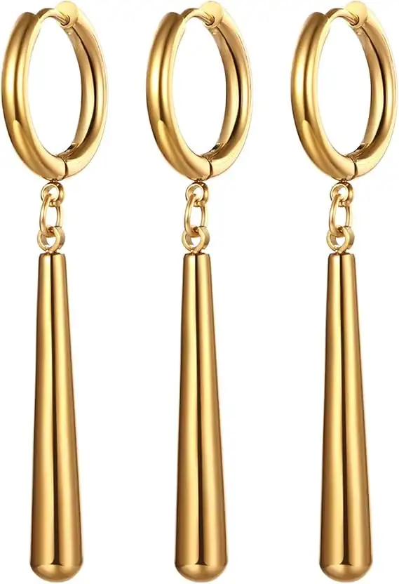 SET DE 3 PENDIENTES ONE PIECE RORONOA ZORO (ACERO INOXIDABLE)