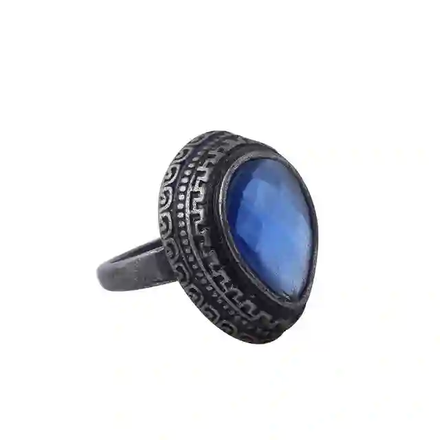 DARK SOULS ANILLO LAGRIMA PIEDRA AZUL