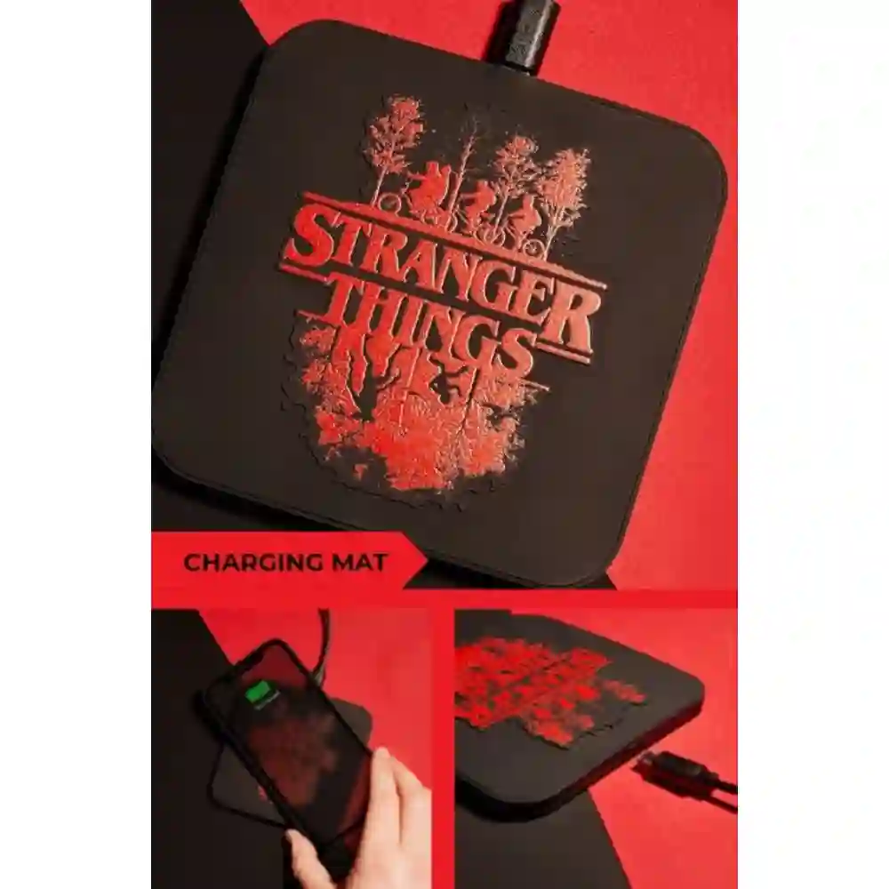 CARGADOR INALAMBRICO STRANGER THINGS LOGO
