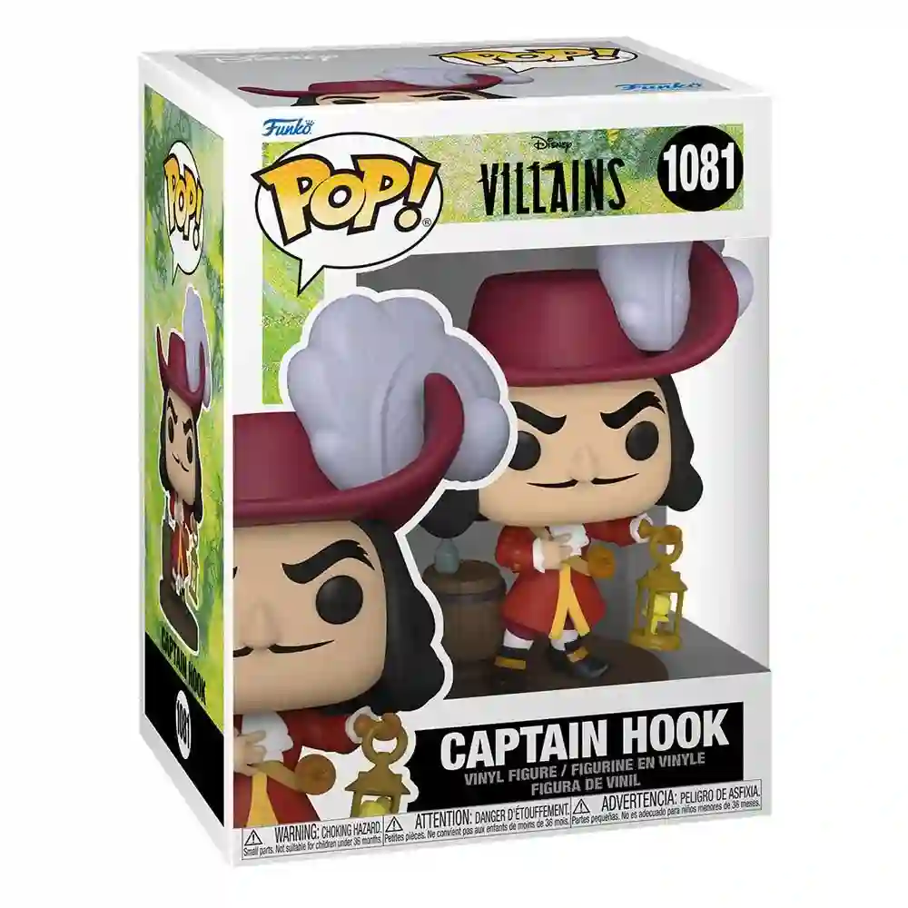 FUNKO POP DISNEY VILLAINS CAPTAIN HOOK