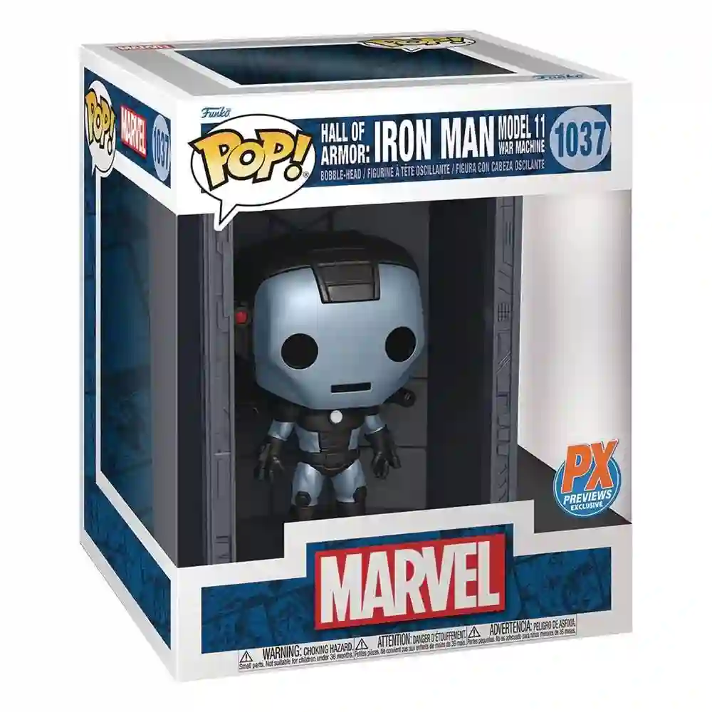 FUNKO POP DELUXE MARVEL HALL OF ARMOR IRON MAN MODEL 11 WAR MACHINE PX EXCLUSIVE