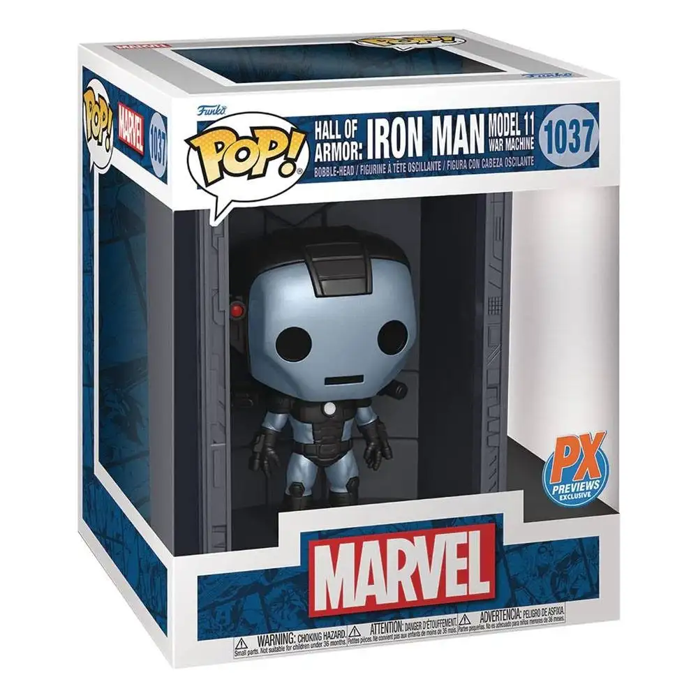 FUNKO POP DELUXE MARVEL HALL OF ARMOR IRON MAN MODEL 11 WAR MACHINE PX EXCLUSIVE