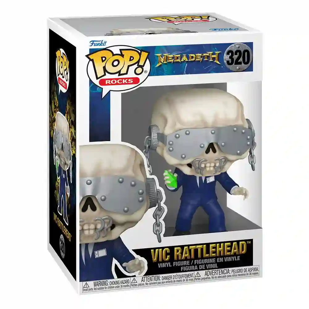 FUNKO POP MEGADETH VIC RATTLEHEAD