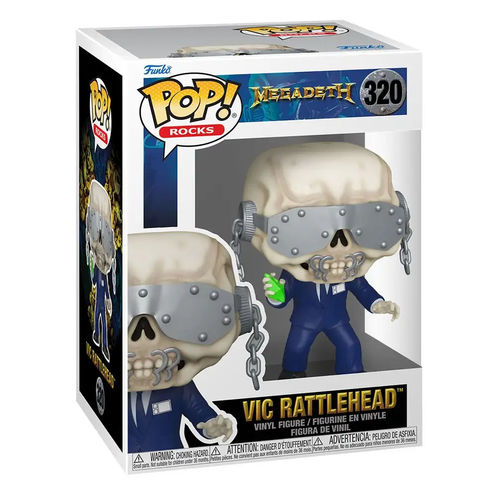 FUNKO POP MEGADETH VIC RATTLEHEAD