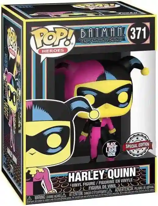 FUNKO POP DC HARLEY QUINN SPECIAL EDITION BLACKLIGHT