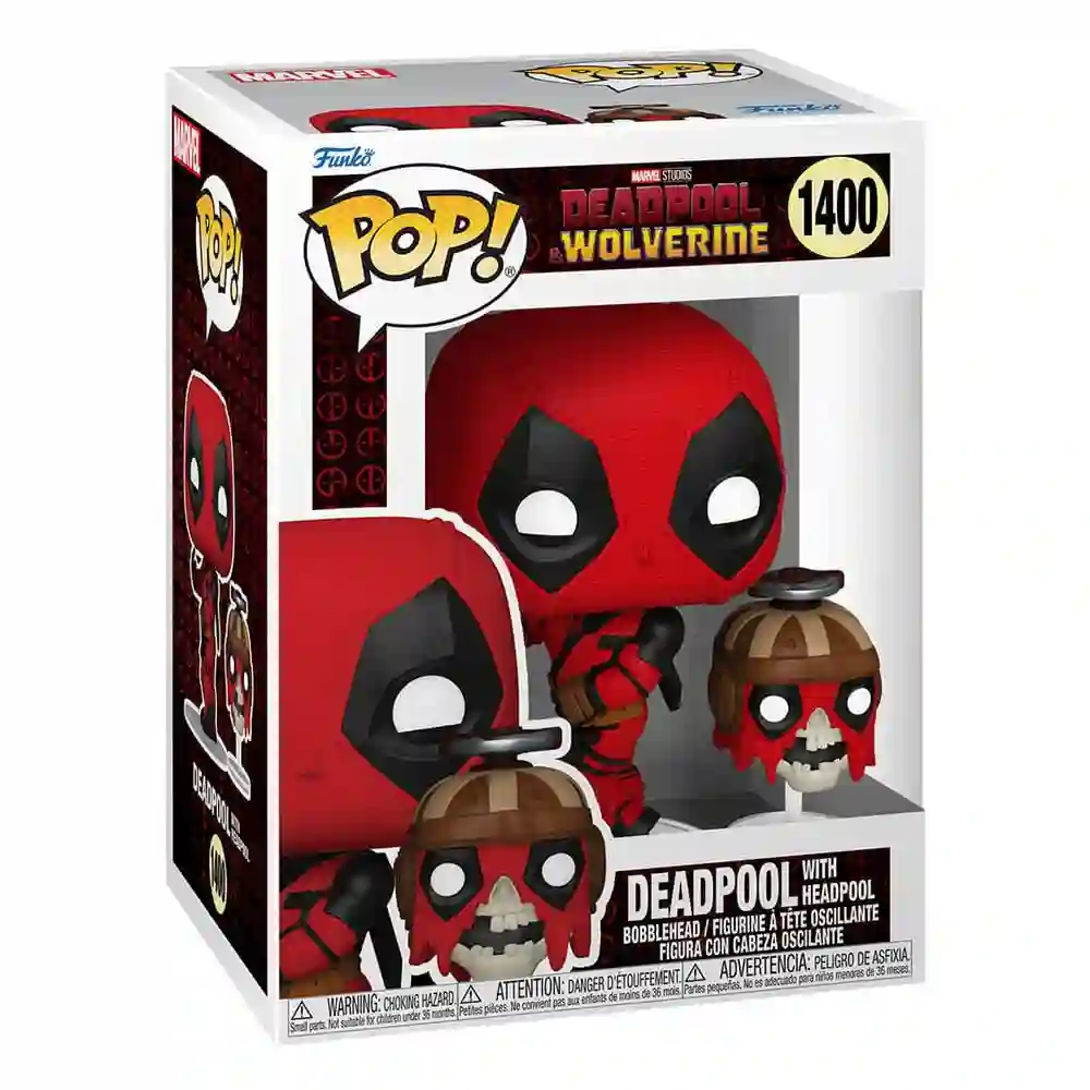 FUNKO POP DEADPOOL & WOLVERINE DEADPOOL WITH HEADPOOL