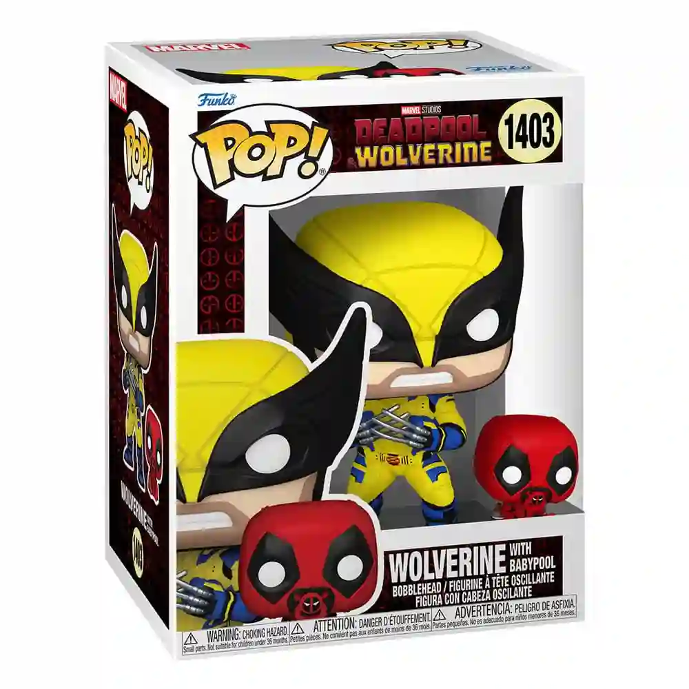 FUNKO POP DEADPOOL & WOLVERINE WOLVERINE WITH BABYPOOL