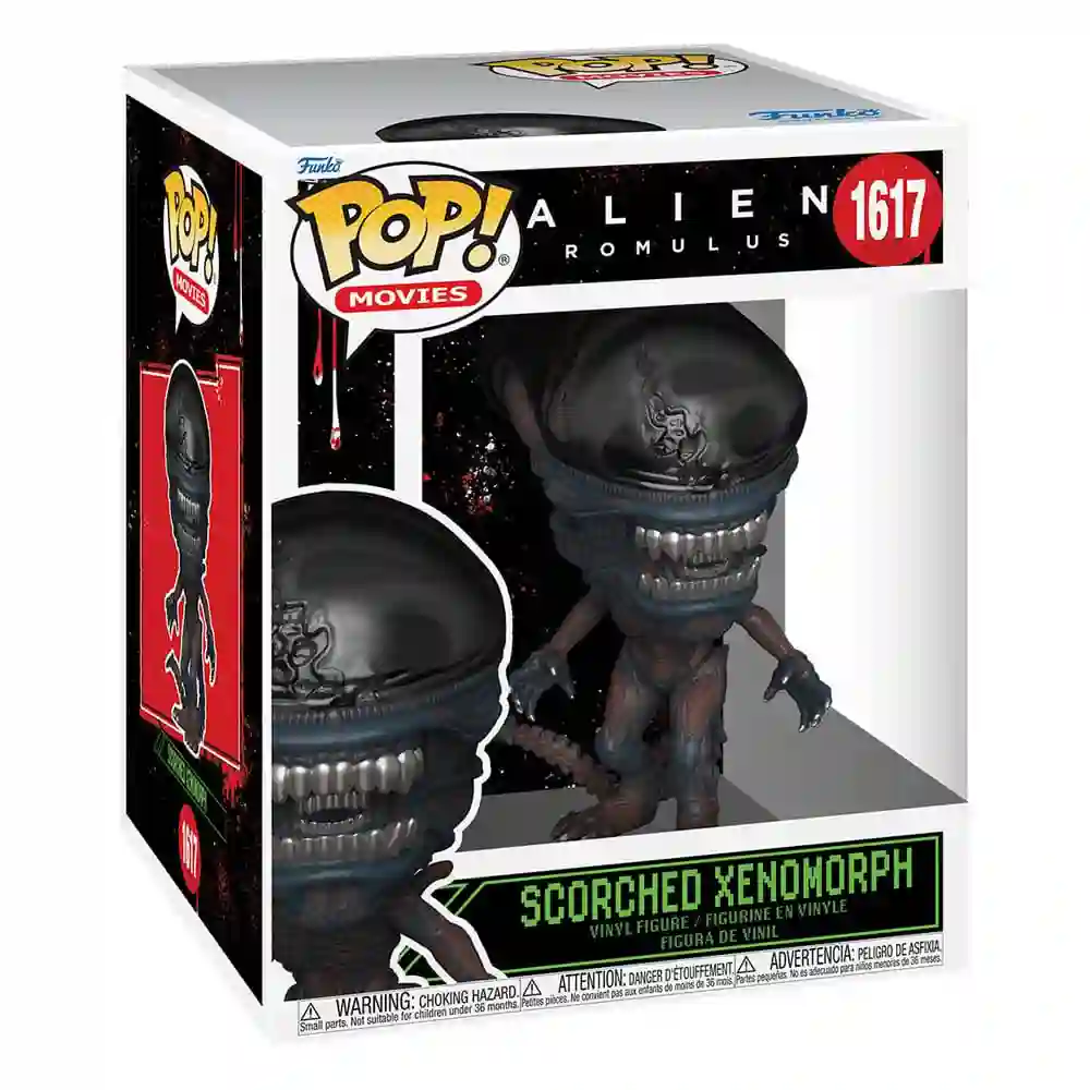 FUNKO POP SUPER SIZE ALIEN ROMULUS SCORCHED XENOMORPH