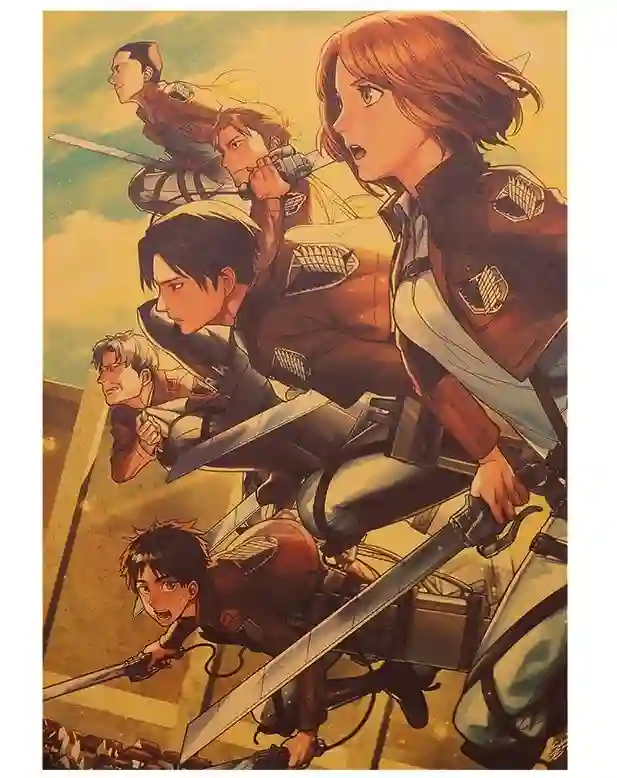 POSTER ATAQUE A LOS TITANES GROUP2 51x36cm