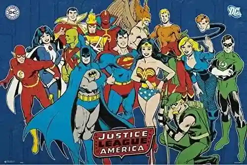 POSTER DC JUSTICE LEAGUE CLASSIC 61x91cm
