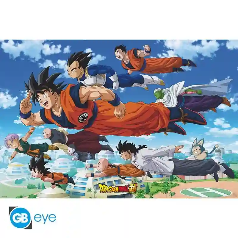 POSTER DRAGON BALL SUPER GOKU GROUP 61x91cm