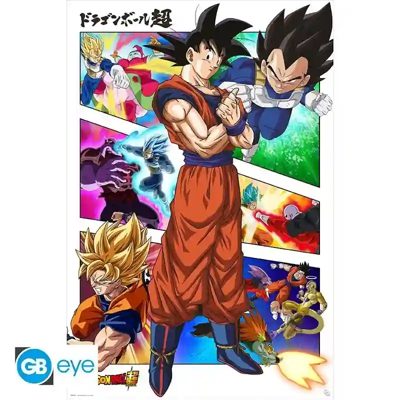 POSTER DRAGON BALL SUPER PANELS 61x91cm