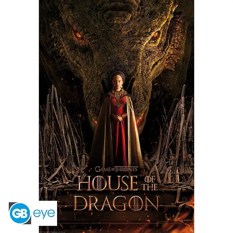 POSTER JUEGO DE TRONOS LA CASA DEL DRAGON 61x91cm
