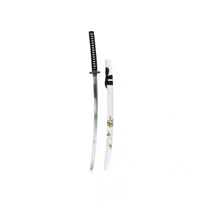 KATANA WHITE DRAGON (ACERO SIN FILO) 102cm