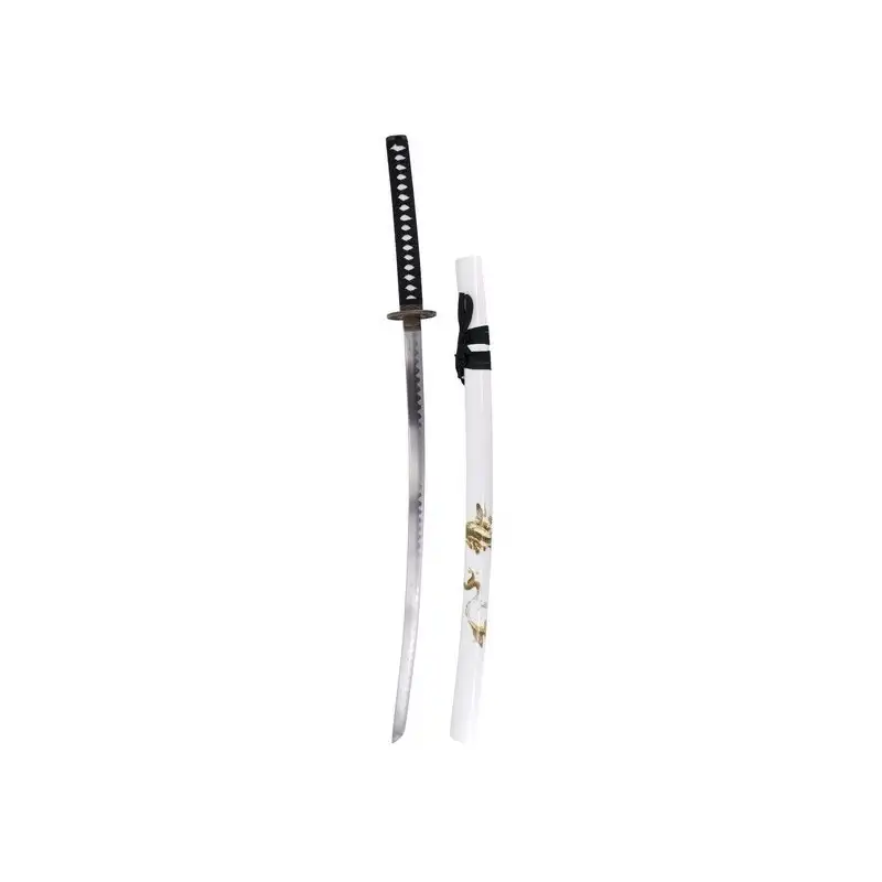 KATANA WHITE DRAGON (ACERO SIN FILO) 102cm