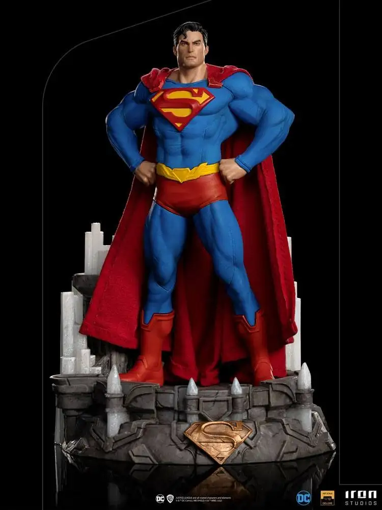 ESTATUA IRON STUDIOS DC SUPERMAN UNLEASHED DELUXE ART SCALE 1/10