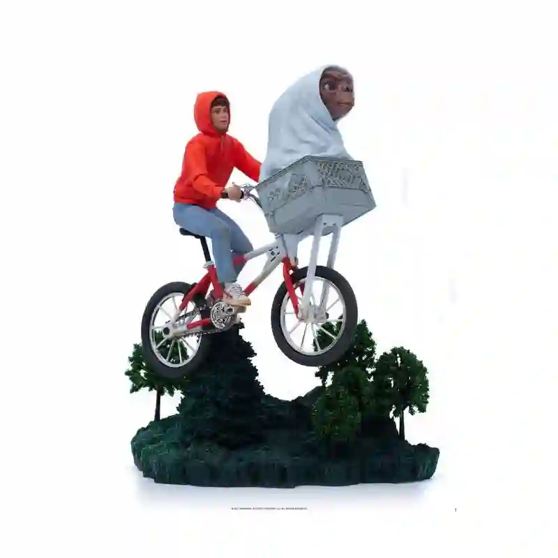 ESTATUA ART SCALE E.T. EL EXTRATERRESTRE E.T. Y ELLIOT