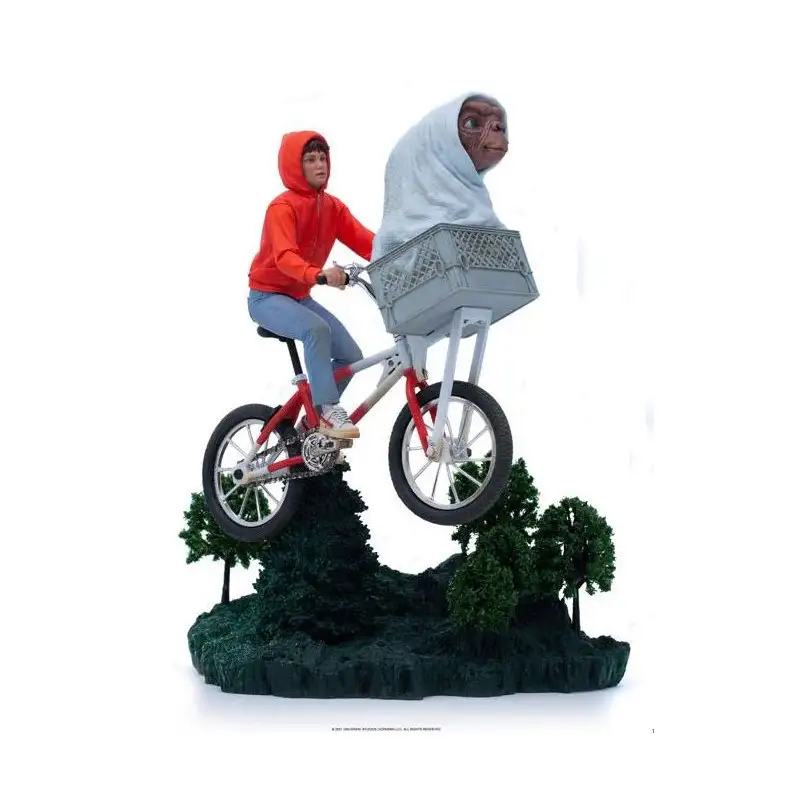 ESTATUA ART SCALE E.T. EL EXTRATERRESTRE E.T. Y ELLIOT