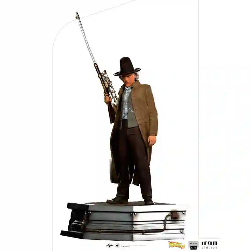 ESTATUA ART SCALE REGRESO AL FUTURO 3 DOC BROWN