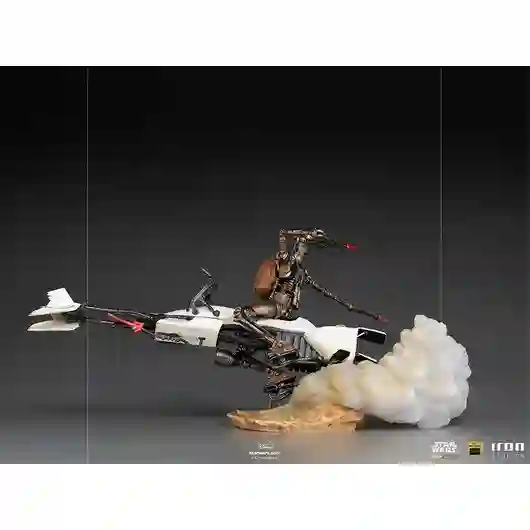 ESTATUA ART SCALE STAR WARS THE MANDALORIAN 1G-11 Y GROGU DELUXE