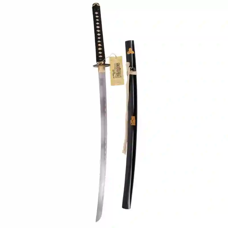 KATANA AFILADA FUNCIONAL KILL BILL HATTORI HANZO "LA NOVIA" (ACERO AL CARBONO CON FILO) 103cm