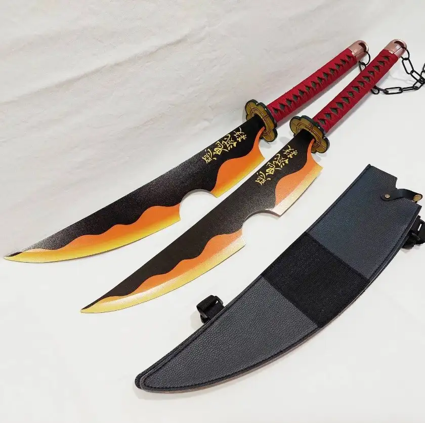 ESPADAS GEMELAS KIMETSU NO YAIBA TENGEN UZUI 80cm