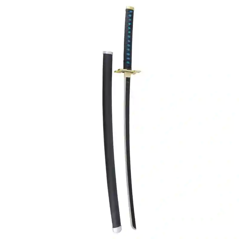 KATANA DEMON SLAYER KIMETSU NO YAIBA MUICHIRO TOKITO (ACERO SIN FILO) 101cm