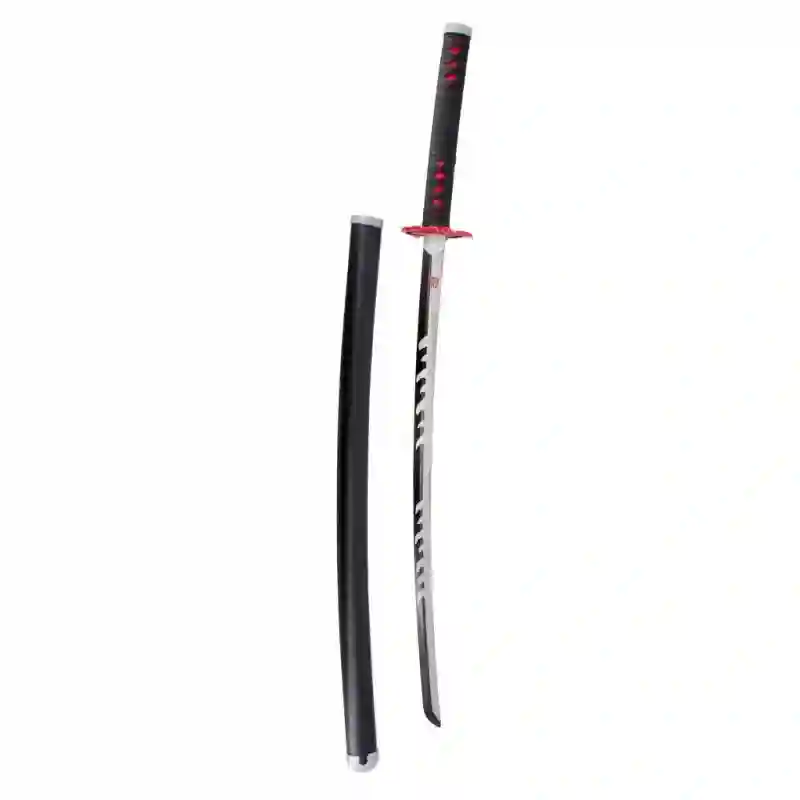KATANA MINGSHAO DEMON SLAYER KIMETSU NO YAIBA TANJIRO KAMADO (ACERO SIN FILO) 101cm