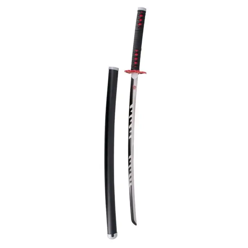 KATANA MINGSHAO DEMON SLAYER KIMETSU NO YAIBA TANJIRO KAMADO (ACERO SIN FILO) 101cm