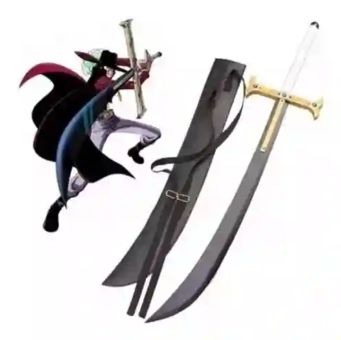 GRAN ESPADA ONE PIECE MIHAWK YORU (ACERO SIN FILO) 120cm
