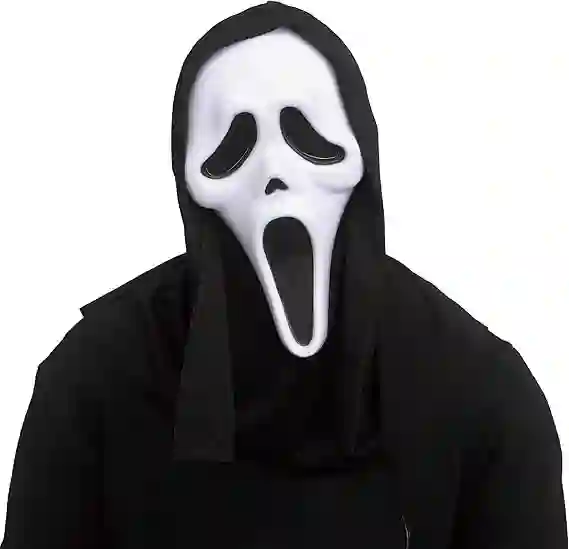 MASCARA FUN WORLD SCREAM GHOST FACE (COLOR CHANGE)