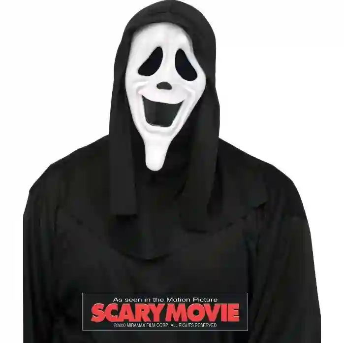 MASCARA FUN WORLD SCREAM GHOST FACE (SMILEY!)