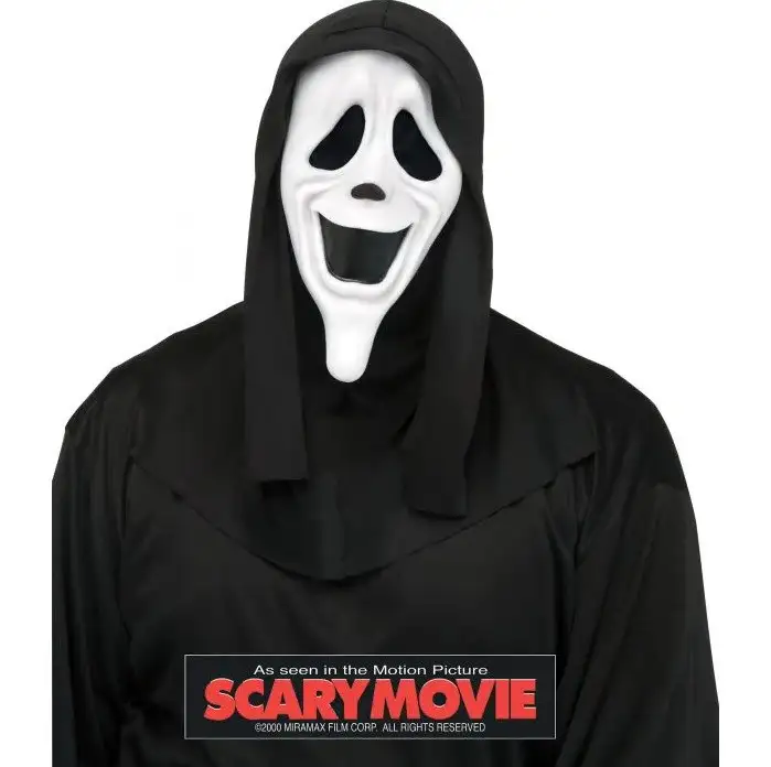MASCARA FUN WORLD SCREAM GHOST FACE (SMILEY!)