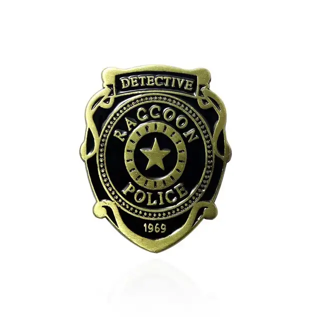PIN RESIDENT EVIL RACOON POLICE DETECTIVE