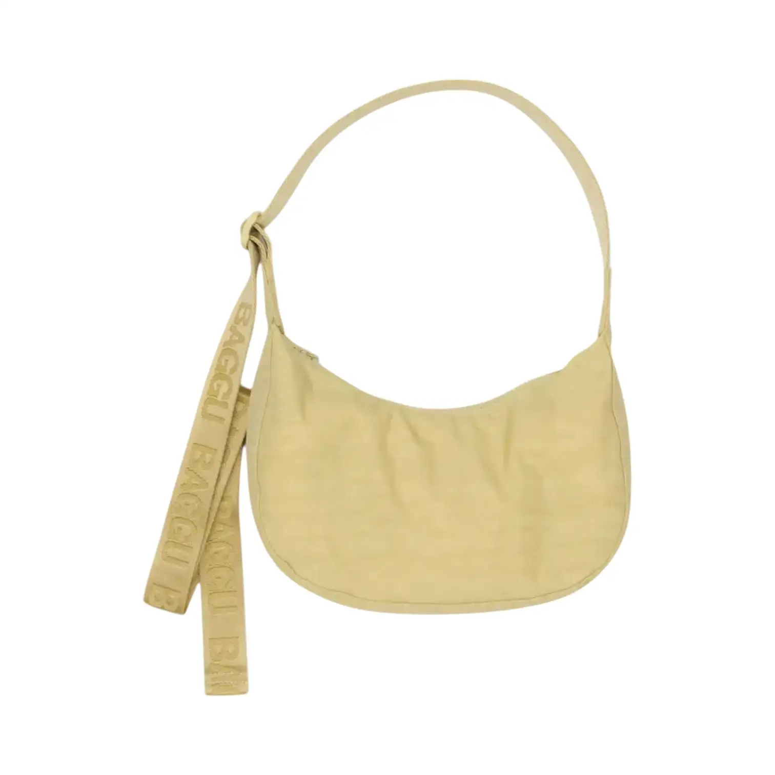 Pequeña bolsa de nailon creciente - mantequilla