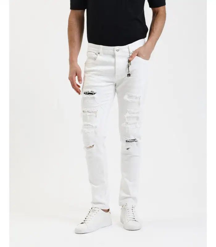 Pantalón jeans blanco Gianni - Imagen 3