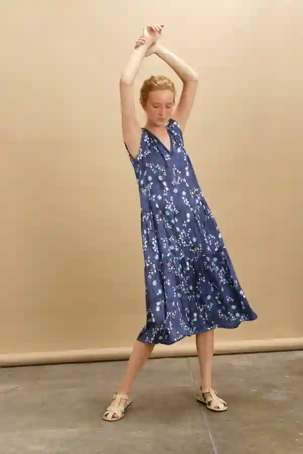 Opal print guitare dress