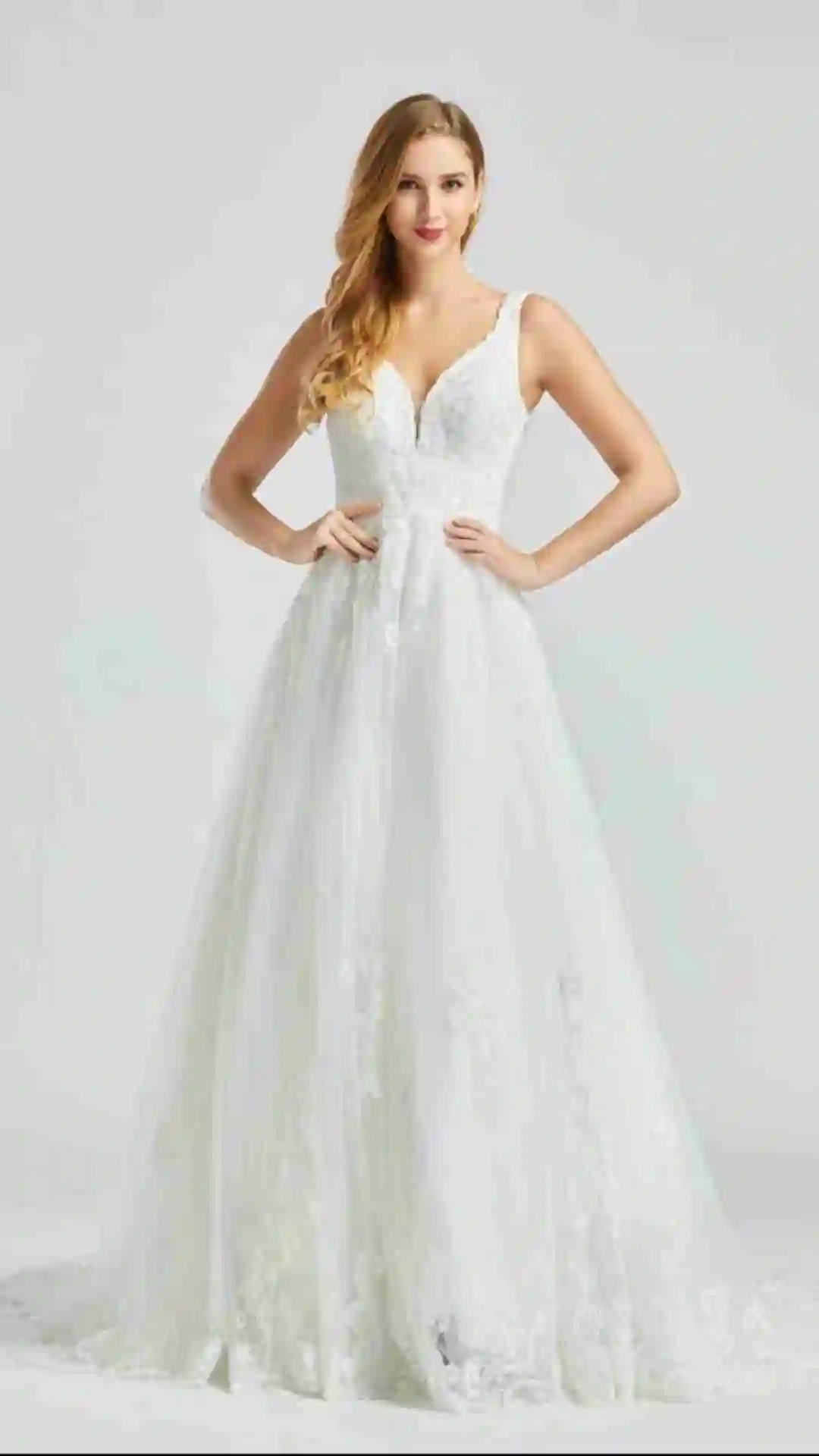 Vestido de novia en linea A