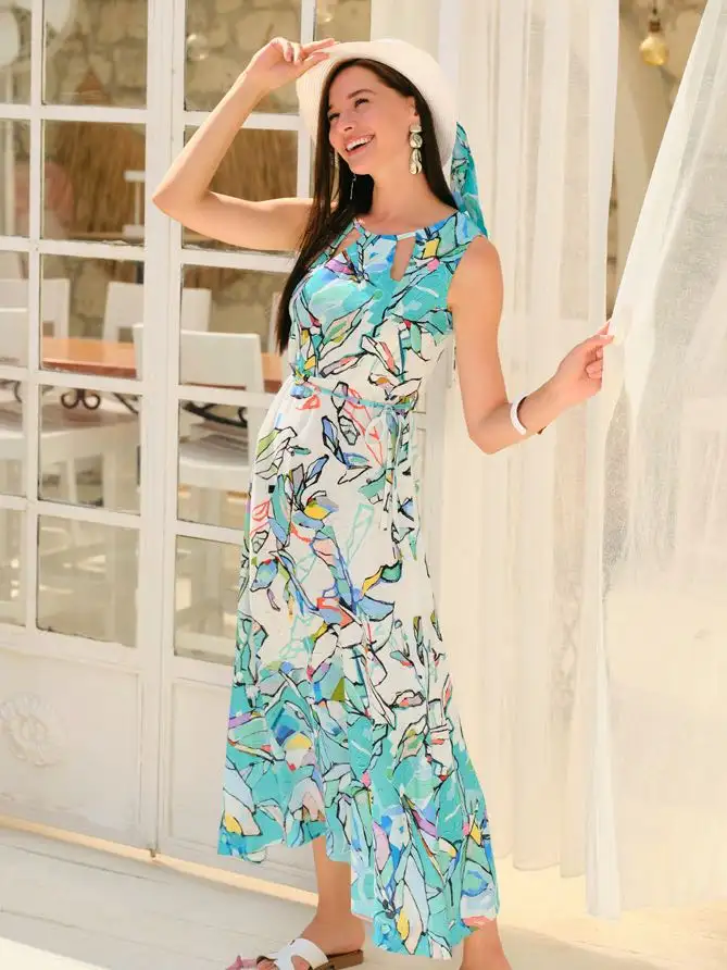 Vestido sweetness Montreal Midi Estare Multicolor