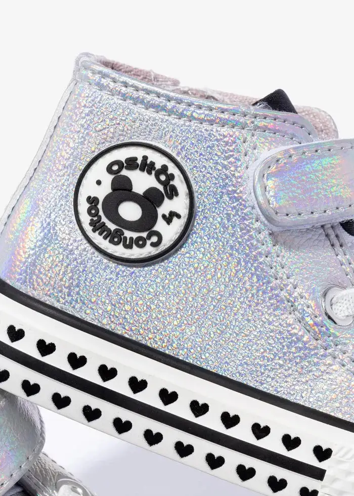 Silver High Sneakers - Image 2