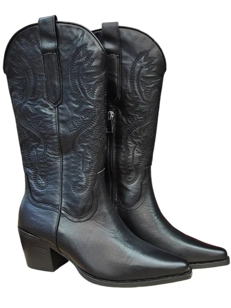 Botas cowboy Negro - Imagen 3