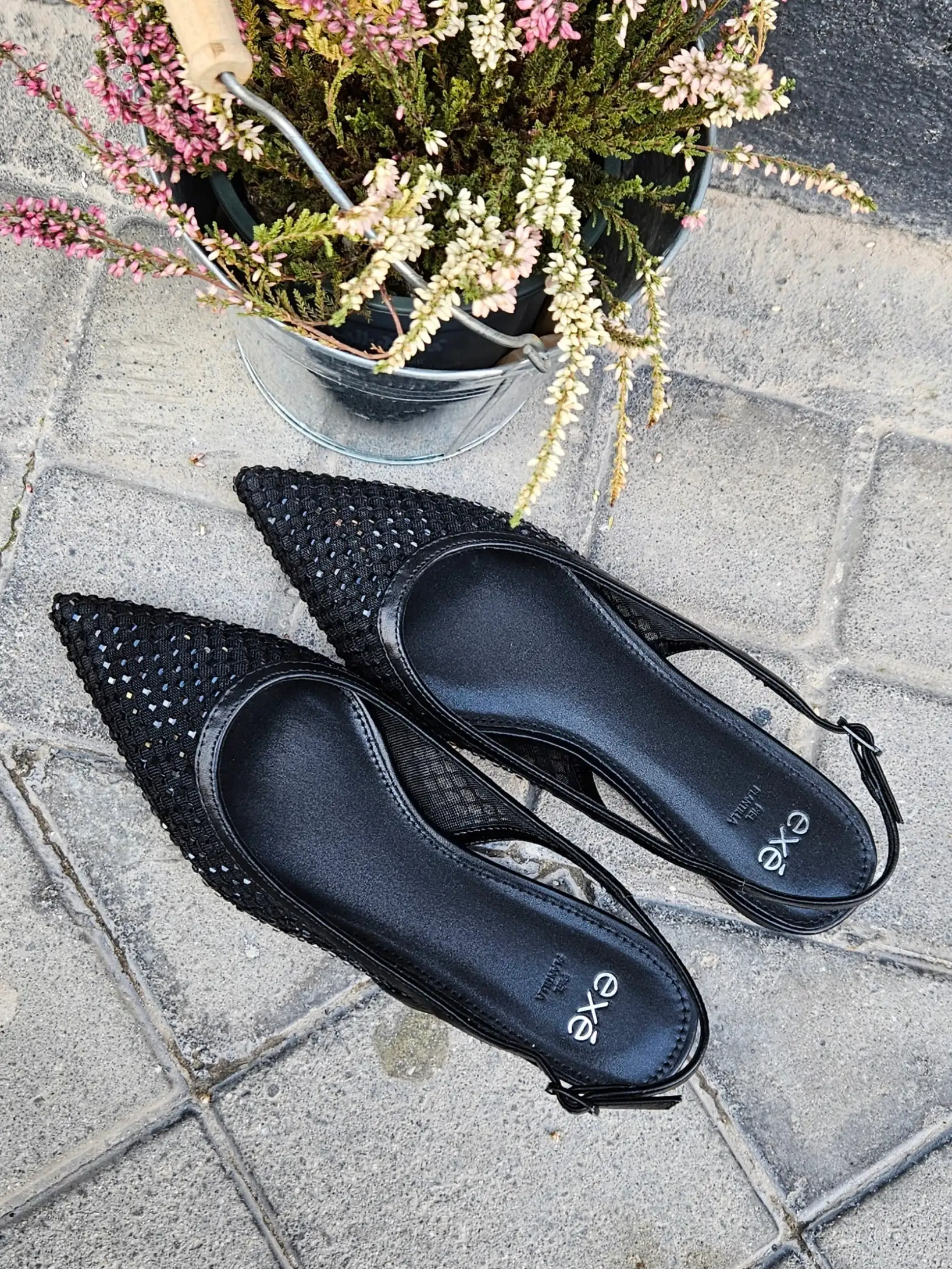 Black Strass Ballerinas - Image 4