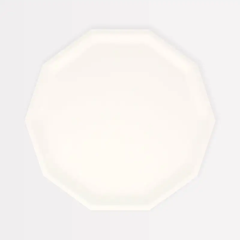 Platos Pequeños Crema Compostable