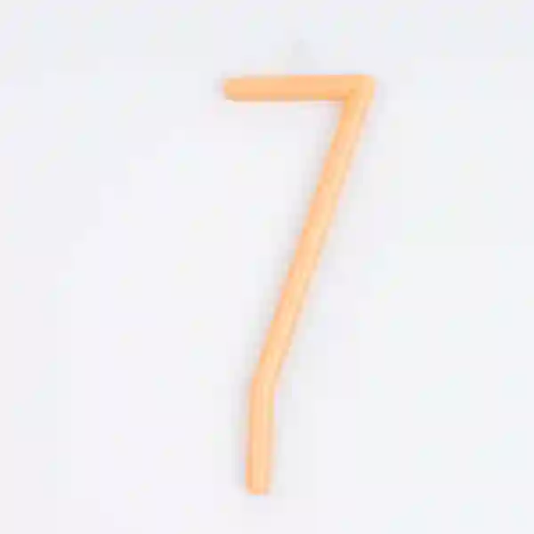 Vela Fina Número 7