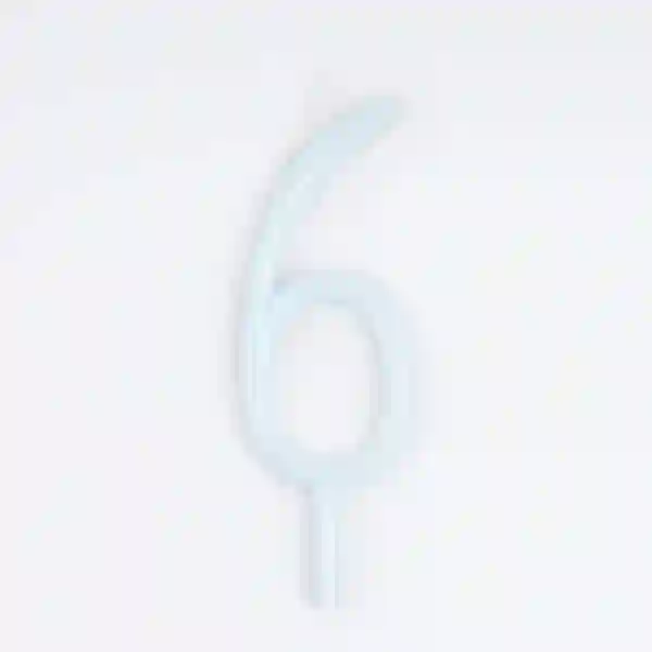 Vela Fina Número 6