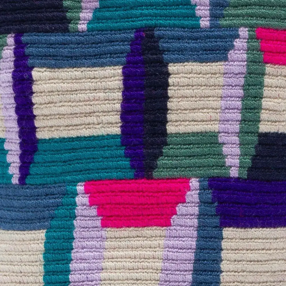 Bolsa Wayuu de Crossbody Small Crossbody hecho a mano - Imagen 3