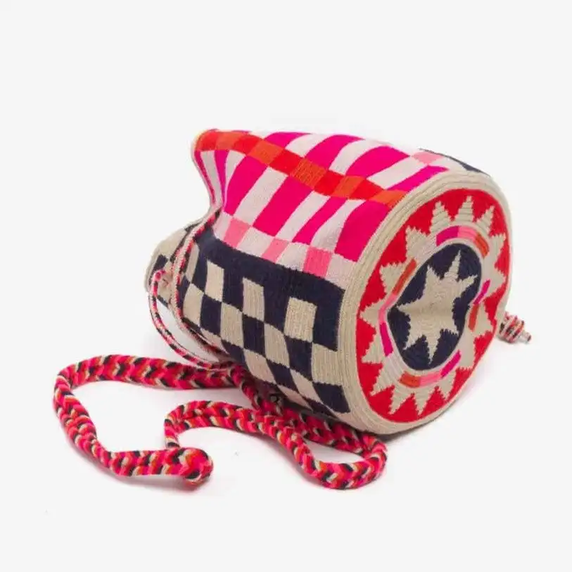 Búho de wayuu mediano hecho a mano - Imagen 2