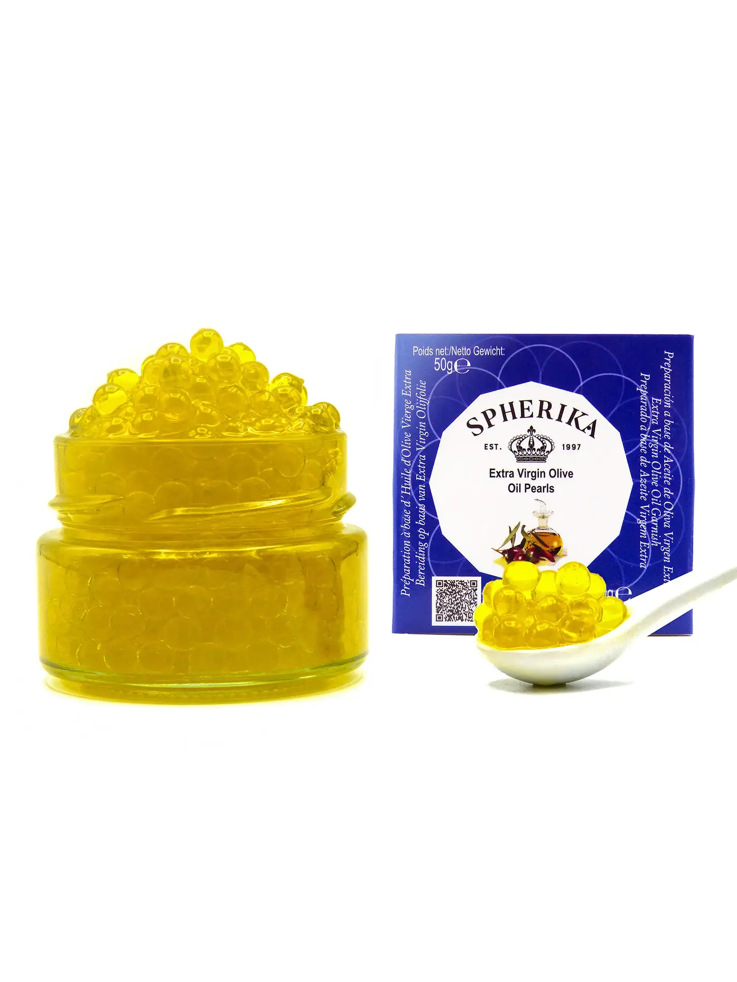 SPHERIKA, esferas de aceite de oliva virgen extra 50g - Imagen 2