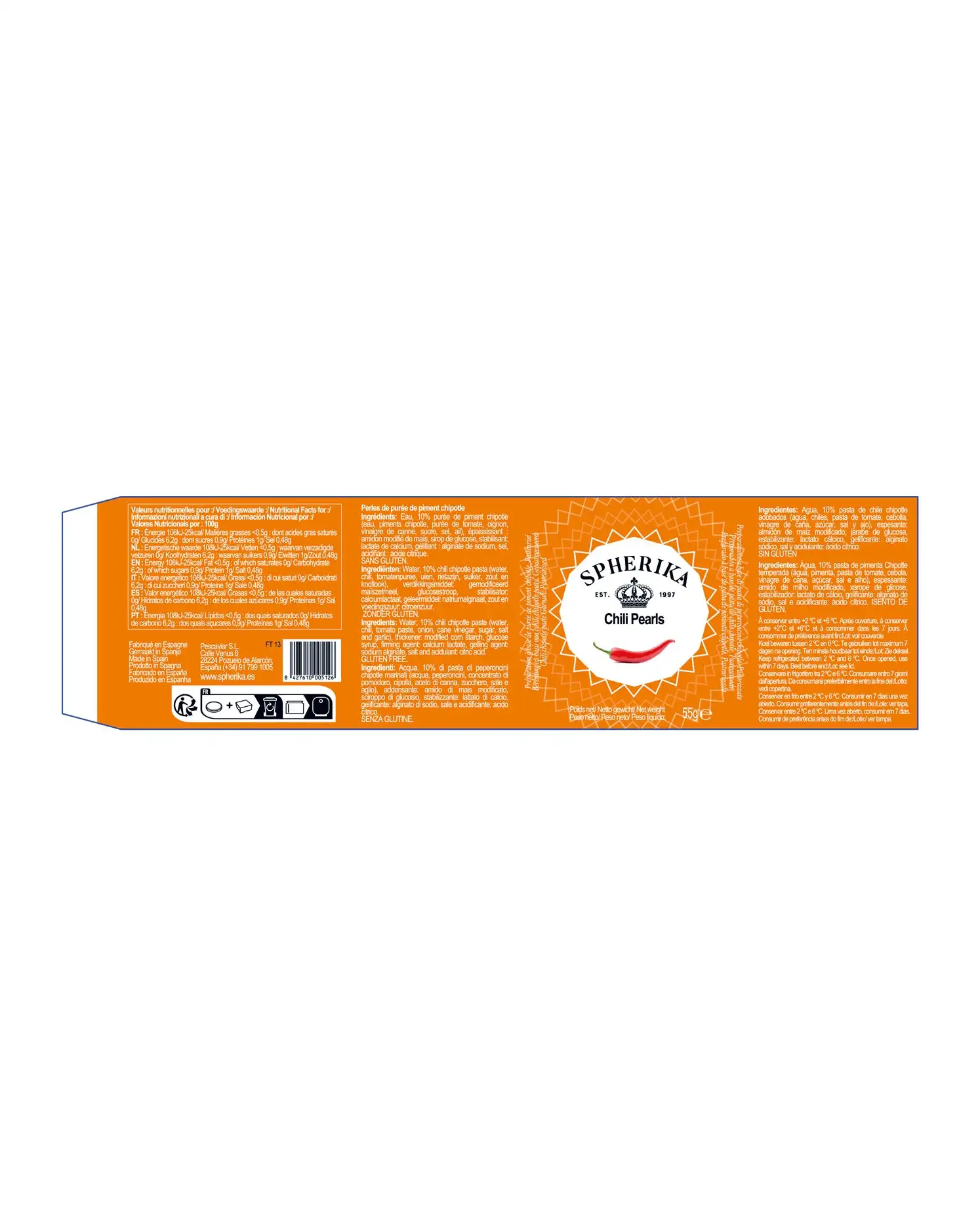 SPHERIKA, chipotle chili spheres 55g - Image 5